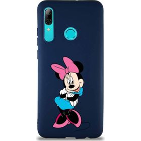 Printify Huawei P Smart 2019 Soft Premier Kapak Minnie Mouse-D Tasarımlı Silikon Cep Telefonu Kılıfı
