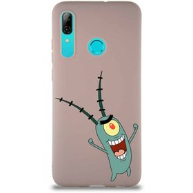 Printify Huawei P Smart 2019 Soft Premier Kapak Plankton Tasarımlı Silikon Cep Telefonu Kılıfı