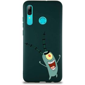 Printify Huawei P Smart 2019 Soft Premier Kapak Plankton Tasarımlı Silikon Cep Telefonu Kılıfı