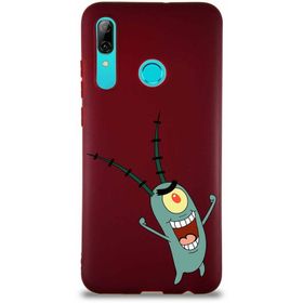 Printify Huawei P Smart 2019 Soft Premier Kapak Plankton Tasarımlı Silikon Cep Telefonu Kılıfı