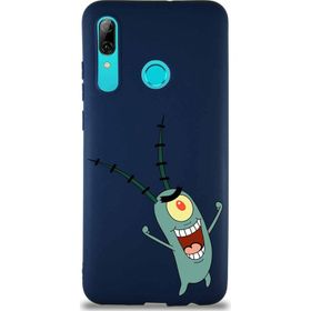 Printify Huawei P Smart 2019 Soft Premier Kapak Plankton Tasarımlı Silikon Cep Telefonu Kılıfı