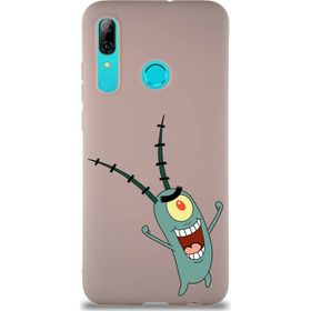 Printify Huawei P Smart 2019 Soft Premier Kapak Plankton Tasarımlı Silikon Cep Telefonu Kılıfı