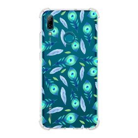 Printify Huawei P Smart 2019 Uyumlu Nazar Boncuğu 3 Baskılı Şeffaf Köşe Korumalı Antişok Kılıf