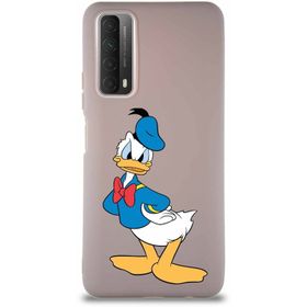 Printify Huawei P Smart 2021 Soft Premier Kapak Donald Duck-D Tasarımlı Silikon Cep Telefonu Kılıfı