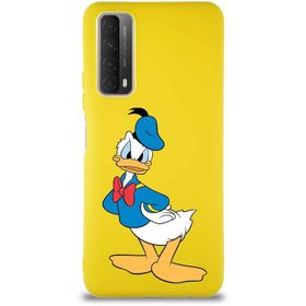 Printify Huawei P Smart 2021 Soft Premier Kapak Donald Duck-D Tasarımlı Silikon Cep Telefonu Kılıfı