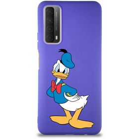 Printify Huawei P Smart 2021 Soft Premier Kapak Donald Duck-D Tasarımlı Silikon Cep Telefonu Kılıfı