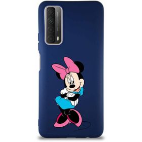Printify Huawei P Smart 2021 Soft Premier Kapak Minnie Mouse-D Tasarımlı Silikon Cep Telefonu Kılıfı