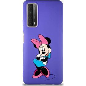 Printify Huawei P Smart 2021 Soft Premier Kapak Minnie Mouse-D Tasarımlı Silikon Cep Telefonu Kılıfı