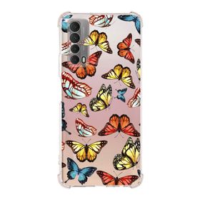 Printify Huawei P Smart 2021 Uyumlu Water Color 2 Baskılı Şeffaf Köşe Korumalı Antişok Kılıf