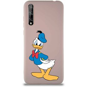 Printify Huawei P Smart S Soft Premier Kapak Donald Duck-D Tasarımlı Silikon Cep Telefonu Kılıfı