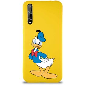 Printify Huawei P Smart S Soft Premier Kapak Donald Duck-D Tasarımlı Silikon Cep Telefonu Kılıfı