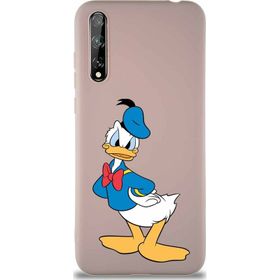 Printify Huawei P Smart S Soft Premier Kapak Donald Duck-D Tasarımlı Silikon Cep Telefonu Kılıfı