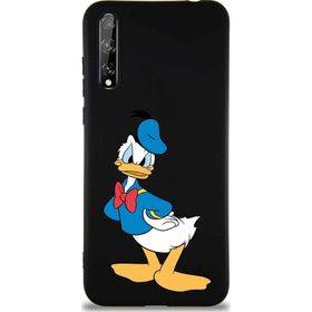 Printify Huawei P Smart S Soft Premier Kapak Donald Duck-D Tasarımlı Silikon Cep Telefonu Kılıfı