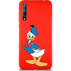 Printify Huawei P Smart S Soft Premier Kapak Donald Duck-D Tasarımlı Silikon Cep Telefonu Kılıfı