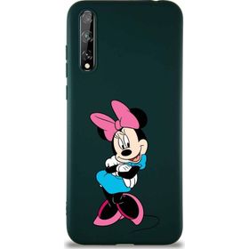 Printify Huawei P Smart S Soft Premier Kapak Minnie Mouse-D Tasarımlı Silikon Cep Telefonu Kılıfı