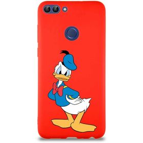 Printify Huawei P Smart Soft Premier Kapak Donald Duck-D Tasarımlı Silikon Cep Telefonu Kılıfı