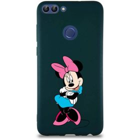 Printify Huawei P Smart Soft Premier Kapak Minnie Mouse-D Tasarımlı Silikon Cep Telefonu Kılıfı