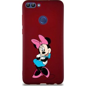 Printify Huawei P Smart Soft Premier Kapak Minnie Mouse-D Tasarımlı Silikon Cep Telefonu Kılıfı