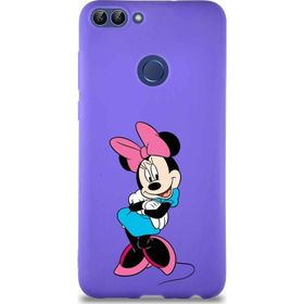Printify Huawei P Smart Soft Premier Kapak Minnie Mouse-D Tasarımlı Silikon Cep Telefonu Kılıfı
