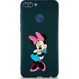 Printify Huawei P Smart Soft Premier Kapak Minnie Mouse-D Tasarımlı Silikon Cep Telefonu Kılıfı
