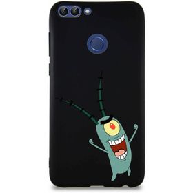 Printify Huawei P Smart Soft Premier Kapak Plankton Tasarımlı Silikon Cep Telefonu Kılıfı