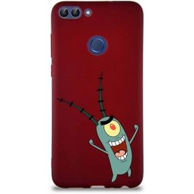 Printify Huawei P Smart Soft Premier Kapak Plankton Tasarımlı Silikon Cep Telefonu Kılıfı