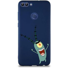 Printify Huawei P Smart Soft Premier Kapak Plankton Tasarımlı Silikon Cep Telefonu Kılıfı