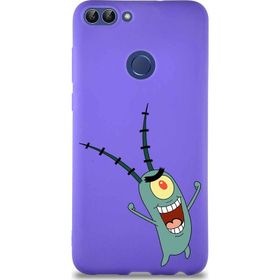 Printify Huawei P Smart Soft Premier Kapak Plankton Tasarımlı Silikon Cep Telefonu Kılıfı