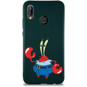 Printify Huawei P20 Lite Soft Premier Kapak Bay Yengeç Tasarımlı Silikon Cep Telefonu Kılıfı
