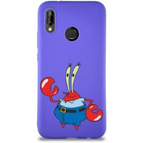 Printify Huawei P20 Lite Soft Premier Kapak Bay Yengeç Tasarımlı Silikon Cep Telefonu Kılıfı