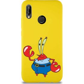 Printify Huawei P20 Lite Soft Premier Kapak Bay Yengeç Tasarımlı Silikon Cep Telefonu Kılıfı