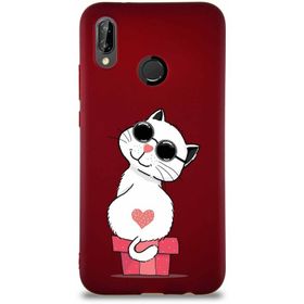 Printify Huawei P20 Lite Soft Premier Kapak Coolcat Tasarımlı Silikon Cep Telefonu Kılıfı