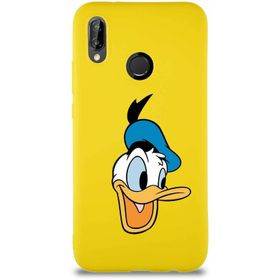 Printify Huawei P20 Lite Soft Premier Kapak Donald Duck-A Tasarımlı Silikon Cep Telefonu Kılıfı