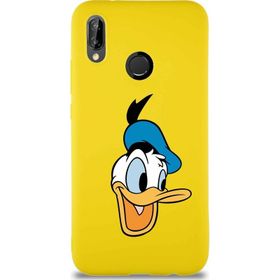 Printify Huawei P20 Lite Soft Premier Kapak Donald Duck-A Tasarımlı Silikon Cep Telefonu Kılıfı