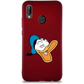 Printify Huawei P20 Lite Soft Premier Kapak Donald Duck-E Tasarımlı Silikon Cep Telefonu Kılıfı