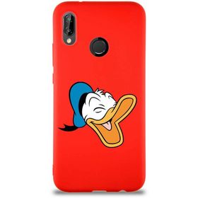 Printify Huawei P20 Lite Soft Premier Kapak Donald Duck-E Tasarımlı Silikon Cep Telefonu Kılıfı
