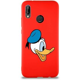 Printify Huawei P20 Lite Soft Premier Kapak Donald Duck-F Tasarımlı Silikon Cep Telefonu Kılıfı