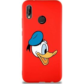 Printify Huawei P20 Lite Soft Premier Kapak Donald Duck-F Tasarımlı Silikon Cep Telefonu Kılıfı