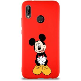 PrintiFy Huawei P20 Lite Soft Premier Kapak Mickey Mouse-A Tasarımlı Silikon Cep Telefonu Kılıfı