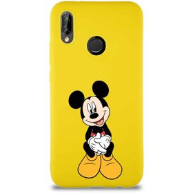 PrintiFy Huawei P20 Lite Soft Premier Kapak Mickey Mouse-A Tasarımlı Silikon Cep Telefonu Kılıfı