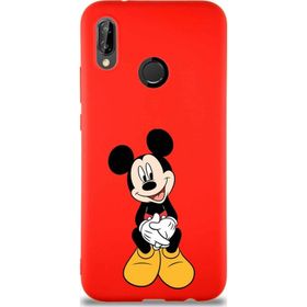 PrintiFy Huawei P20 Lite Soft Premier Kapak Mickey Mouse-A Tasarımlı Silikon Cep Telefonu Kılıfı