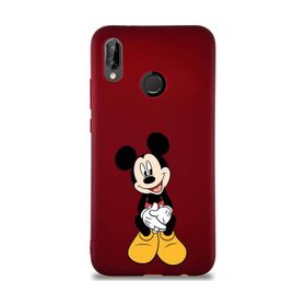 PrintiFy Huawei P20 Lite Soft Premier Kapak Mickey Mouse-A Tasarımlı Silikon Cep Telefonu Kılıfı
