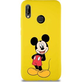 Printify Huawei P20 Lite Soft Premier Kapak Mickey Mouse-B Tasarımlı Silikon Cep Telefonu Kılıfı
