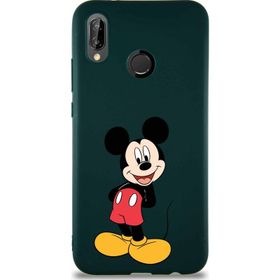 Printify Huawei P20 Lite Soft Premier Kapak Mickey Mouse-B Tasarımlı Silikon Cep Telefonu Kılıfı