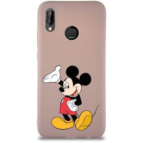 Printify Huawei P20 Lite Soft Premier Kapak Mickey Mouse-C Tasarımlı Silikon Cep Telefonu Kılıfı