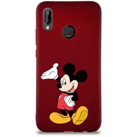 Printify Huawei P20 Lite Soft Premier Kapak Mickey Mouse-C Tasarımlı Silikon Cep Telefonu Kılıfı