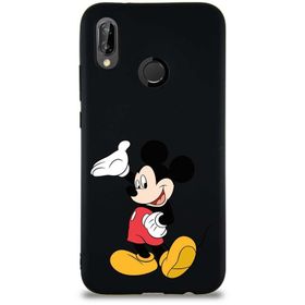 Printify Huawei P20 Lite Soft Premier Kapak Mickey Mouse-C Tasarımlı Silikon Cep Telefonu Kılıfı
