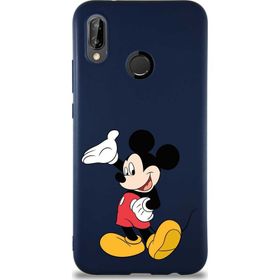 Printify Huawei P20 Lite Soft Premier Kapak Mickey Mouse-C Tasarımlı Silikon Cep Telefonu Kılıfı