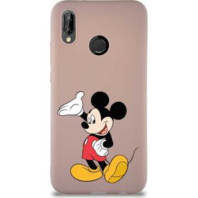 Printify Huawei P20 Lite Soft Premier Kapak Mickey Mouse-C Tasarımlı Silikon Cep Telefonu Kılıfı