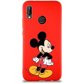 Printify Huawei P20 Lite Soft Premier Kapak Mickey Mouse-D Tasarımlı Silikon Cep Telefonu Kılıfı